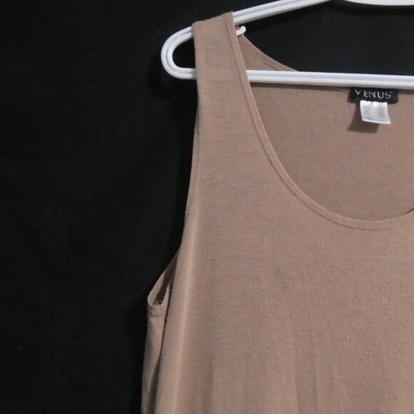 VENUS | large | Beige Sleeveless Maxi Dress | Slit Bottom Side | Preloved - Picture 3 of 14